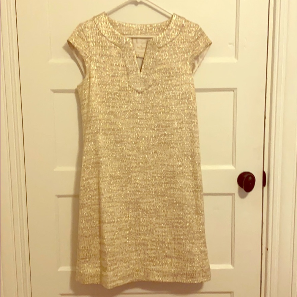 Kate Spade Women’s Gold Party Dress (size 8)